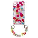 Color Chain Case żelowe elastyczne etui z łańcuchem łańcuszkiem zawieszką do iPhone 13 Pro Max wielokolorowy (2)