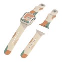 Silikonowy pasek Strap Moro bransoletka do zegarka opaska do Apple Watch 42 / 44 / 45 / 49 mm - wzór 5