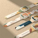 Silikonowy pasek Strap Moro bransoletka do zegarka opaska do Apple Watch 42 / 44 / 45 / 49 mm - wzór 5