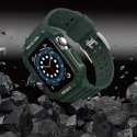 Pasek z etui ochronnym Protect Strap Band do Apple Watch 38 / 40 / 41 mm opaska obudowa pancerna - zielony