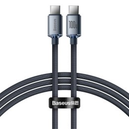 Kabel Baseus CAJY000601 USB-C - USB-C PD 100W 5A 480Mb/s 1,2m - czarny