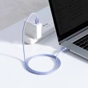 Kabel Baseus CAJY000605 USB-C - USB-C PD 100W 5A 480Mb/s 1,2m - fioletowy