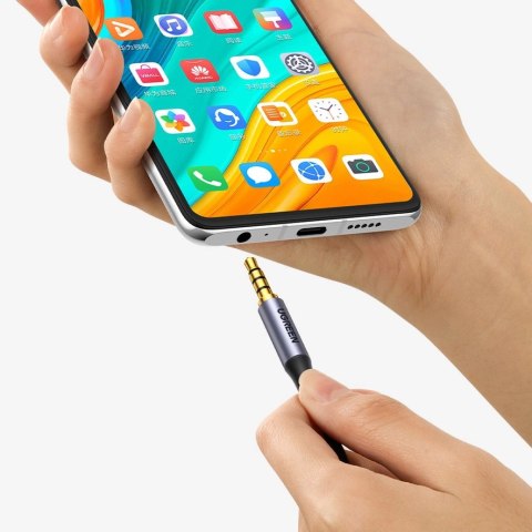 Kabel Ugreen AV183 20782 mini jack 3.5mm / mini jack 3.5mm 2m - szary