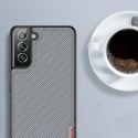 Dux Ducis Fino etui pokrowiec pokryty nylonowym materiałem Samsung Galaxy S22+ (S22 Plus) niebieski
