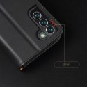 Dux Ducis Hivo skórzane etui z klapką pokrowiec ze skóry naturalnej portfel na karty i dokumenty Samsung Galaxy S22+ (S22 Plus) 