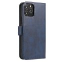 Magnet Case elegancki futerał etui pokrowiec z klapką i funkcją podstawki Poco M4 Pro 5G niebieski