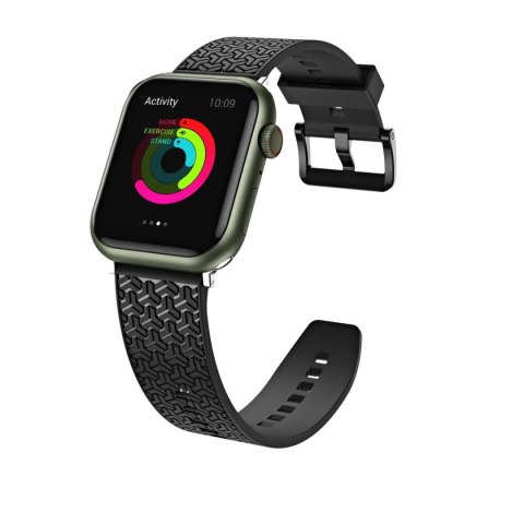 Pasek bransoleta do zegarka Watch Strap Y opaska do Apple Watch 38 / 40 / 41 mm - czarny