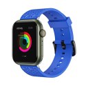Pasek bransoleta do zegarka Watch Strap Y opaska do Apple Watch 42 / 44 / 45 mm - niebieski
