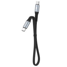 Kabel Dudao L10C USB-C - USB-C PD 100W 5A 0,23m - czarny