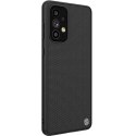 Nillkin Textured Case wytrzymałe wzmocnione etui z żelową ramką i nylonem na tyle Samsung Galaxy A73 czarny