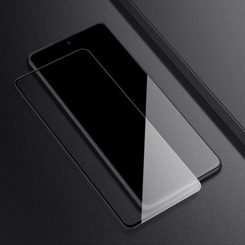 Nillkin CP+PRO ultracienkie szkło hartowane na cały ekran z ramką 0,2 mm 9H Samsung Galaxy A73 czarny