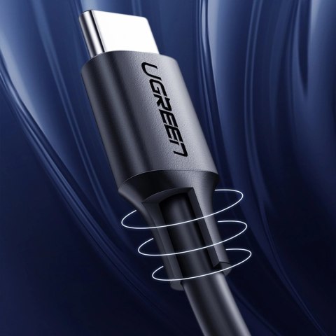 Kabel Ugreen US286 USB-C - USB-C 3A 480Mb/s 3m - czarny