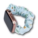 Materiałowa opaska do Apple Watch 42 / 44 / 45 mm pasek bransoleta bransoletka na gumce - niebieska