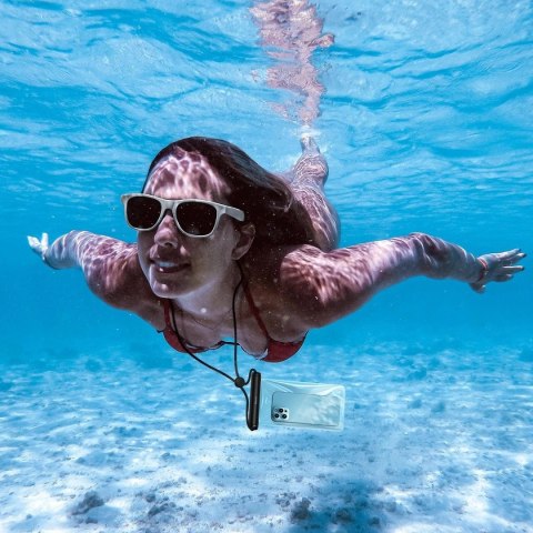 Baseus wodoodporne etui pokrowiec na telefon Slide-cover czarny (FMYT000001)