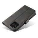 Magnet Case elegancki futerał etui pokrowiec z klapką i funkcją podstawki Samsung Galaxy M53 5G czarny