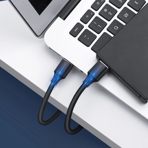 Kabel Ugreen US128 90576 USB-A 3.0 / USB-A 3.0 5Gb/s 3m - czarny