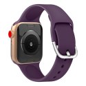 Silikonowa opaska Silicone Strap APS do Apple Watch 38 / 40 / 41 mm pasek bransoleta do zegarka - miętowa