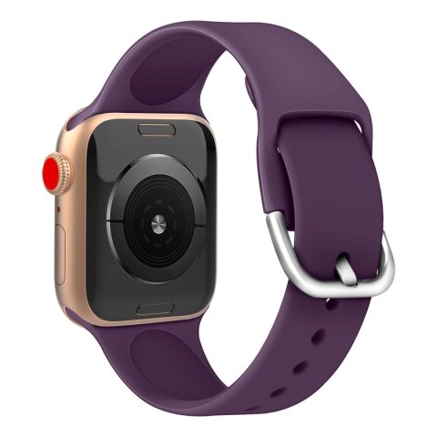 Silikonowa opaska Silicone Strap APS do Apple Watch 38 / 40 / 41 mm pasek bransoleta do zegarka - miętowa