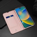 Dux Ducis Skin Pro kabura etui pokrowiec z klapką iPhone 14 Pro Max różowy