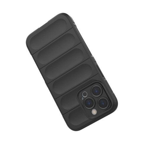 Magic Shield Case etui do iPhone 13 Pro Max elastyczny pancerny pokrowiec ciemnoniebieski