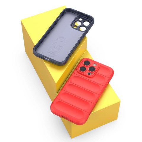 Magic Shield Case etui do iPhone 13 Pro Max elastyczny pancerny pokrowiec ciemnoniebieski