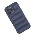 Magic Shield Case etui do iPhone 13 Pro Max elastyczny pancerny pokrowiec ciemnoniebieski