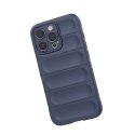 Magic Shield Case etui do iPhone 13 Pro elastyczny pancerny pokrowiec ciemnoniebieski