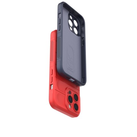 Magic Shield Case etui do iPhone 13 Pro elastyczny pancerny pokrowiec czerwony