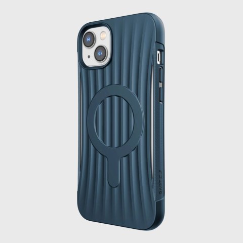 Raptic X-Doria Clutch Built Case etui iPhone 14 Plus z MagSafe pokrowiec plecki niebieski