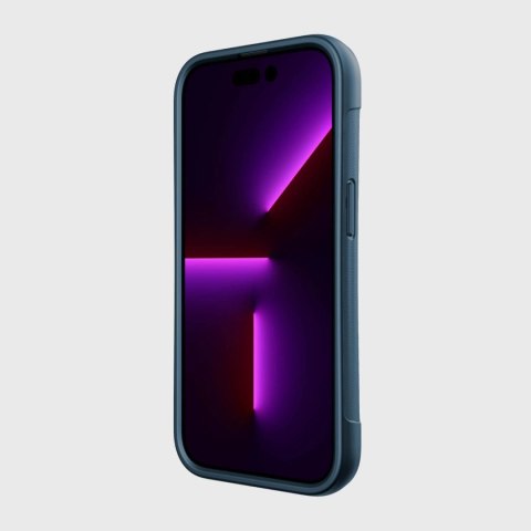 Raptic X-Doria Clutch Built Case etui iPhone 14 z MagSafe pokrowiec plecki niebieski