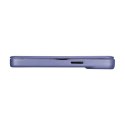 ICarer CE Premium Leather Folio Case skórzane etui iPhone 14 Pro z klapką magnetyczne MagSafe jasnofioletowy (WMI14220714-LP)