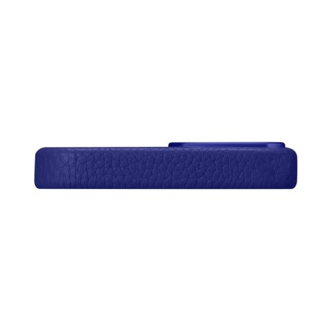 ICarer Litchi Premium Leather Case skórzane etui iPhone 14 Pro Max magnetyczne z MagSafe ciemnoniebieski (WMI14220712-DB)