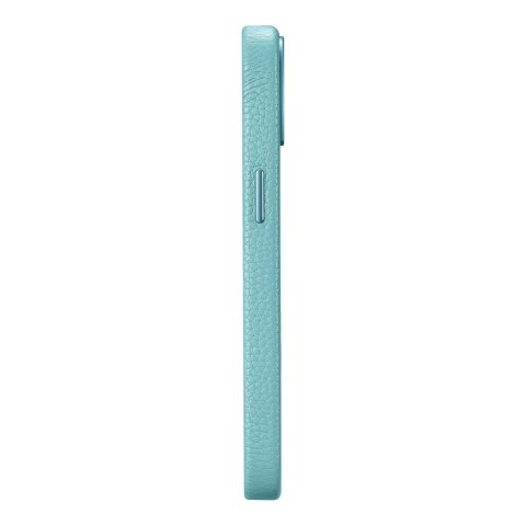 ICarer Litchi Premium Leather Case skórzane etui iPhone 14 magnetyczne z MagSafe zielony (WMI14220709-GN)