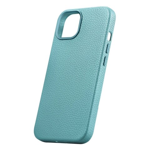 ICarer Litchi Premium Leather Case skórzane etui iPhone 14 magnetyczne z MagSafe zielony (WMI14220709-GN)