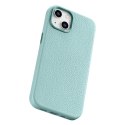 ICarer Litchi Premium Leather Case skórzane etui iPhone 14 magnetyczne z MagSafe zielony (WMI14220709-GN)