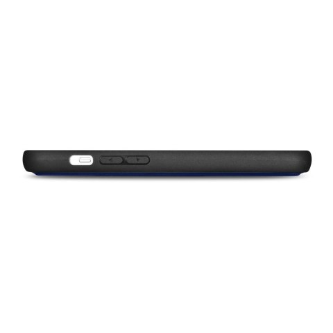 ICarer Wallet Case 2in1 etui iPhone 14 Plus skórzany pokrowiec z klapką Anti-RFID niebieski (WMI14220727-BU)