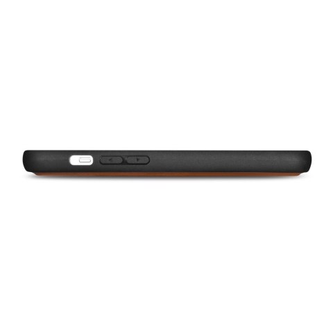 ICarer Wallet Case 2in1 etui iPhone 14 skórzany pokrowiec z klapką Anti-RFID brązowy (WMI14220725-BN)