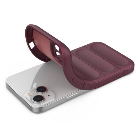 Magic Shield Case etui do iPhone 14 Plus elastyczny pancerny pokrowiec burgundowy