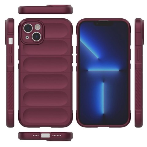 Magic Shield Case etui do iPhone 14 Plus elastyczny pancerny pokrowiec burgundowy