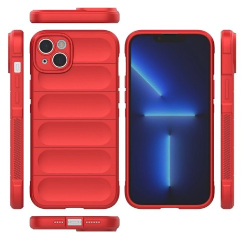 Magic Shield Case etui do iPhone 14 Plus elastyczny pancerny pokrowiec czerwony
