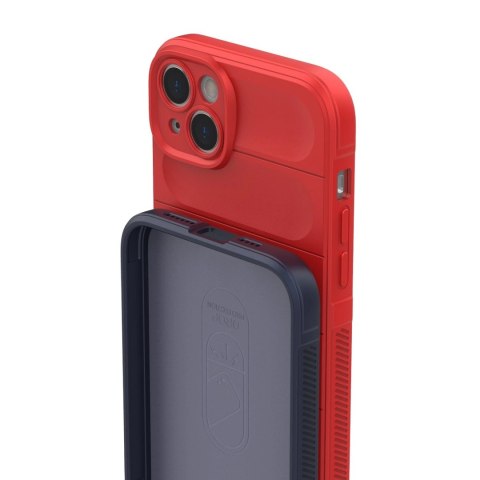 Magic Shield Case etui do iPhone 14 Plus elastyczny pancerny pokrowiec czerwony