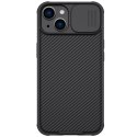 Nillkin CamShield Pro Magnetic Case etui iPhone 14 Plus pokrowiec osłona na aparat kamerę czarny (z MagSafe)