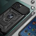 Hybrid Armor Camshield etui iPhone 13 Pro Max pancerny pokrowiec z osłoną na aparat niebieskie