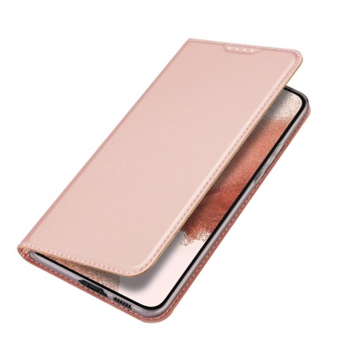 Dux Ducis Skin Pro etui Samsung Galaxy S23+ pokrowiec z klapką portfel na kartę podstawka różowe