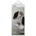 Pasek Uniq Revix na Apple Watch 1/2/3/4/5/6/7/8/SE/SE2 38/40/41mm - liliowo-biały