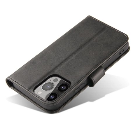 Magnet Case etui Samsung Galaxy S23 Ultra pokrowiec z klapką portfel podstawka czarne