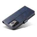 Magnet Case etui Samsung Galaxy S23 Ultra pokrowiec z klapką portfel podstawka niebieskie