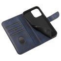 Magnet Case etui Samsung Galaxy S23 Ultra pokrowiec z klapką portfel podstawka niebieskie