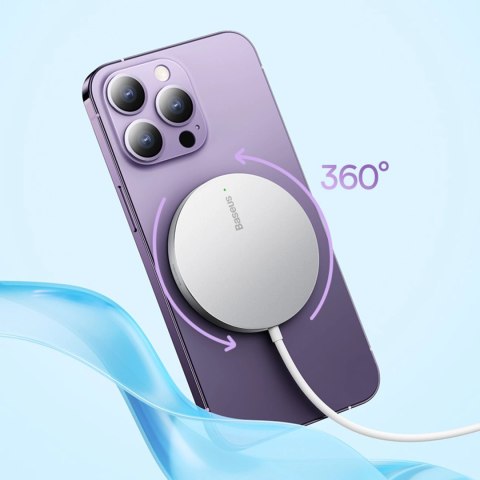 Baseus Simple Mini3 ładowarka indukcyjna MagSafe 15W czarny