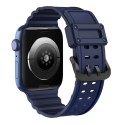 Pasek Strap Triple Protection do Apple Watch 38 / 40 / 41 mm opaska bransoleta - granatowy